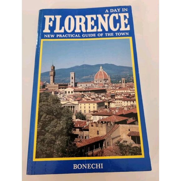 Florence Illustrated Guide w/Map by R. Bartoline Travel‎ Tour Guide 240 pages - Picture 1 of 2
